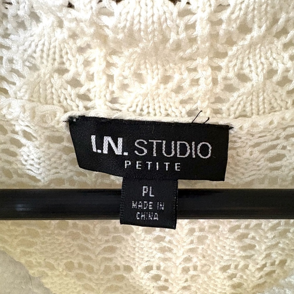 I.N. Studio Ivory Lace Blouse - Picture 3 of 7